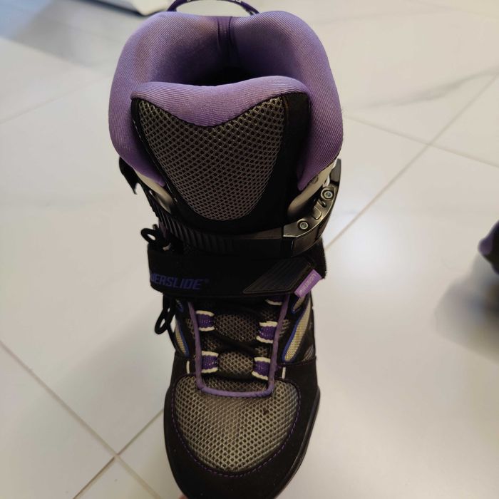 Powerslide Ролери 37,каска,наколенки,налакътници,протектори за китки