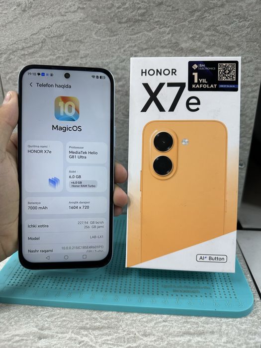 Honor X7e yengiii