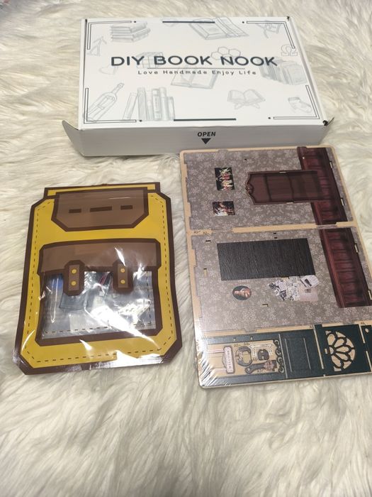 Puzzle 3D, Owl Bookstore, Cutebee, 139 piese din lemn