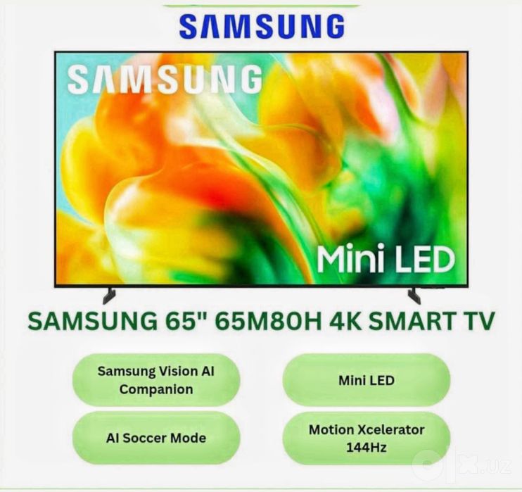 Televizor Samsung 65M80H Mini LED 144Hz Новинка (2026) . Для дома.