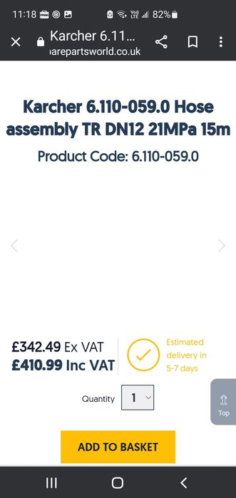 Karcher .furtun  pentru hd .premium