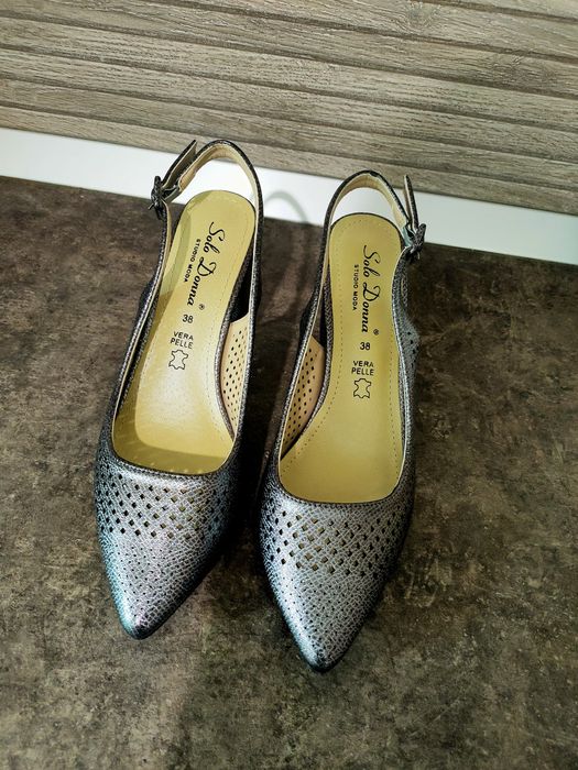 Pantofi piele naturala
