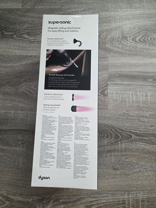Uscator de par Dyson Supersonic HD07 Origin, 4 setari de temperatura, Nichel-Cupru