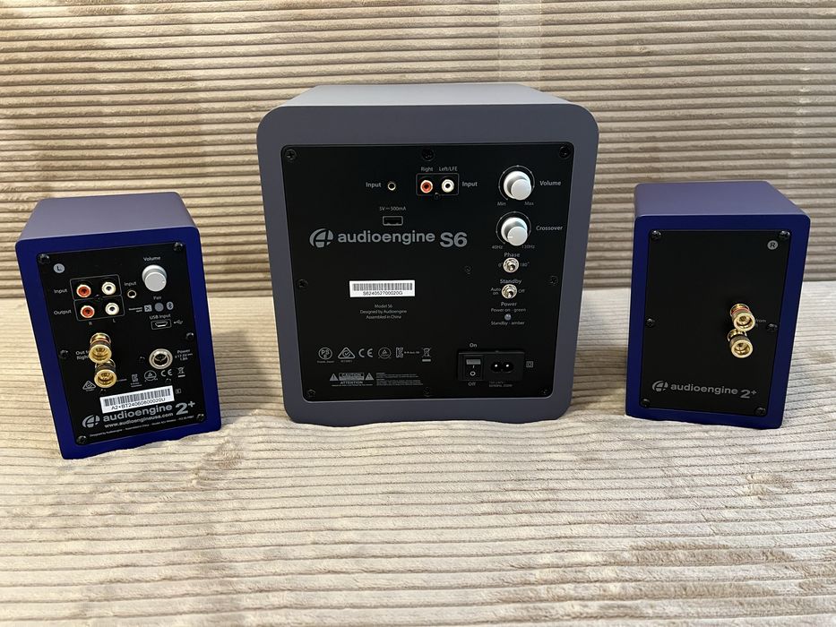 Boxe active Audioengine A2+ si Subwoofer Audioengine S6