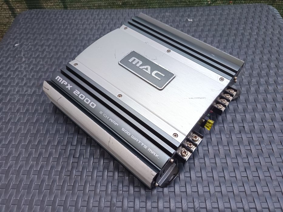 Pachet statie Subwoofer auto mac audio 12 inch 300 rms amplificator bass masina auto