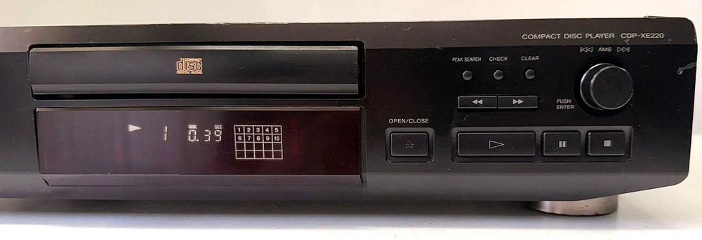 Sony CDP-XE220 cd pt amplificator stereo sunet bun