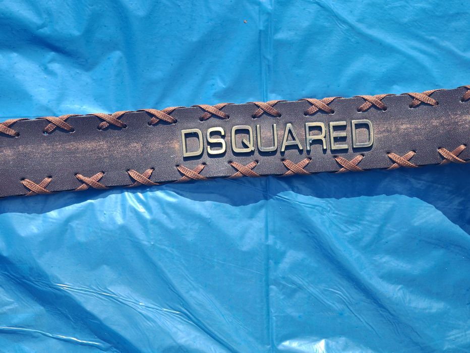 Curea Vintage Dsquared Piele Naturală | Mărimea 26 | Y2K Archive | Custom (Fără Cataramă)