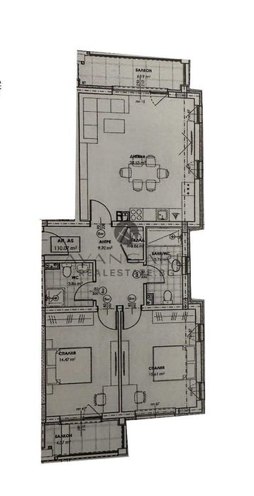 Продава се Тристаен апартамент в Пловдив, Остромила - 122 кв.м за 1234 €/кв.м - Снимка #2