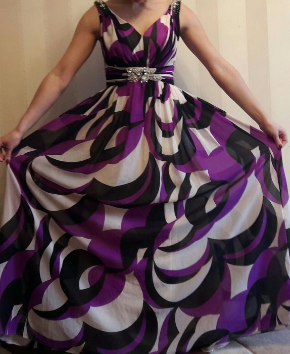 Платье еа выпускной,размер S-M