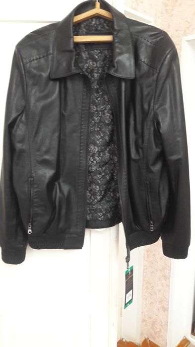 фирменная кожаная курка