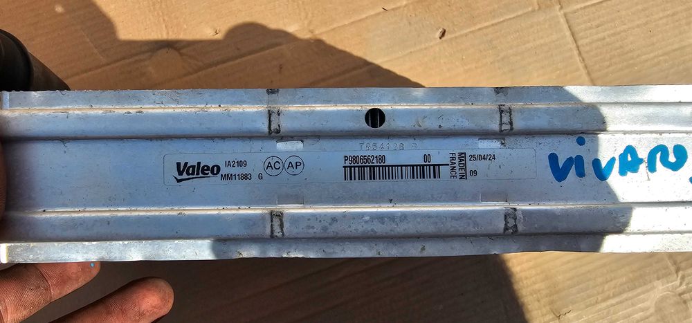 Radiator intercooler Opel Vivaro Toyota Proace Peugeot Expert 1.6 HDI
