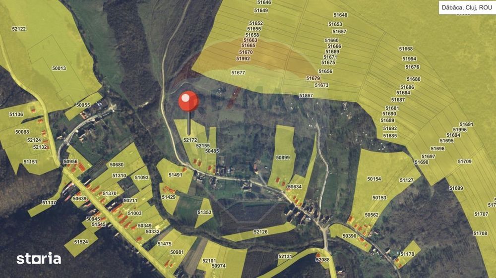 Teren Intravilan 4900mp Dabaca - Cluj - Proiect Turism Rural