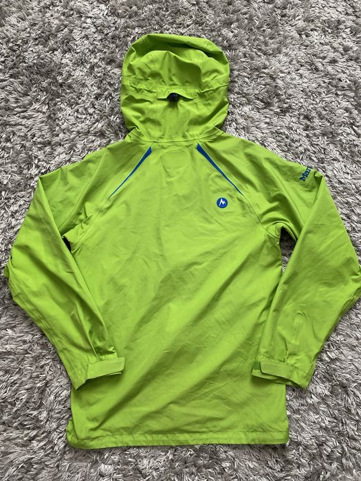 jacheta hardshell marmot verde, barbateasca