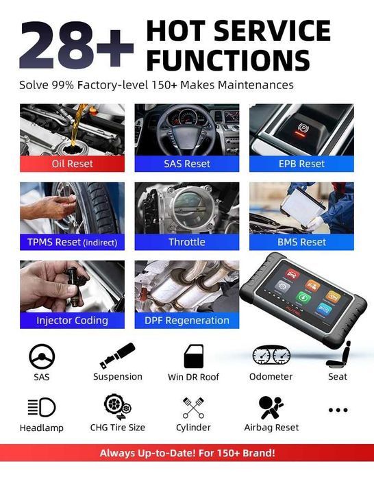 Autel MK808S Tester Original Nou Diagnoză Auto Profesională Multimarcă
