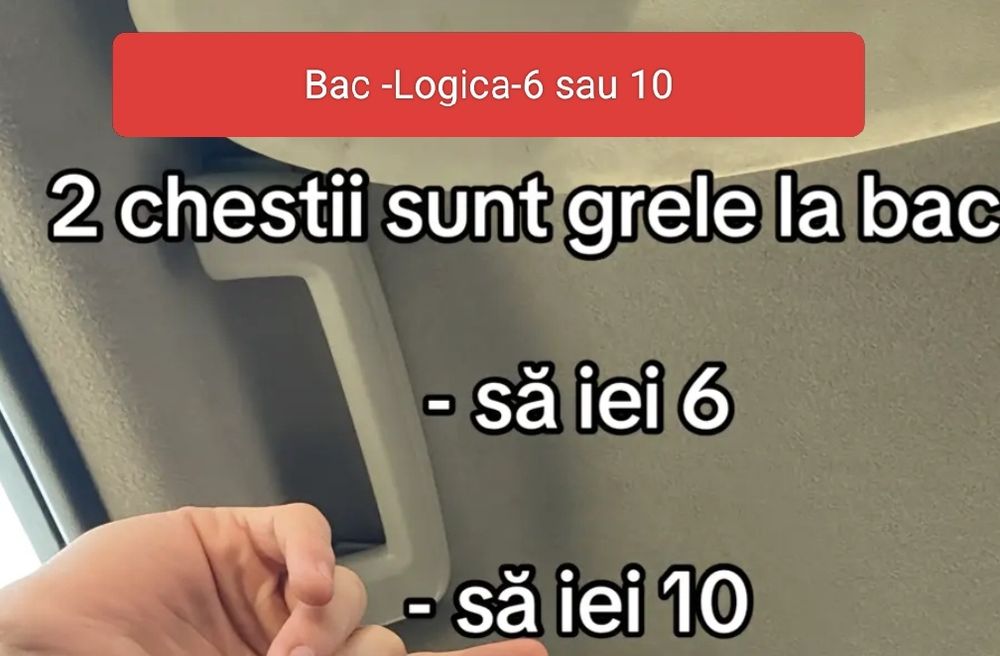Dacă ți as da subiectele de bac pt mate și logica