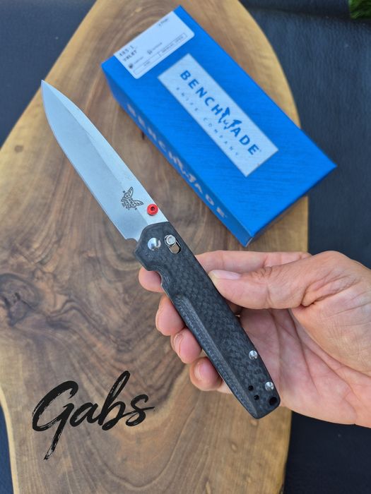 Сгъваем нож Benchmade VALET 485-1, M390.,карбон