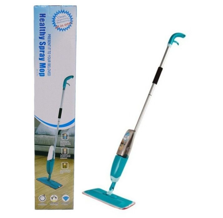 Швабра Spray Healthy Mop з розпилювачем і подвійною щіткою + розкладна