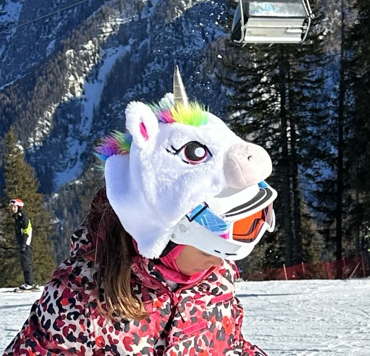 Huse de casca schi unicorn si ren