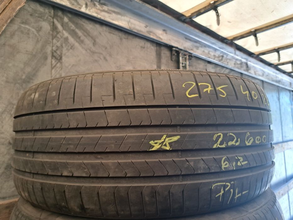 2 anvelope 275/40 R22 Pirelli BMW cu profil 6.2 mm