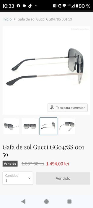 Ochelari Gucci in stare impecabila