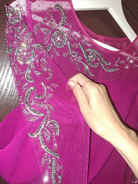 Rochie elegantă de seară, midi, cu insertii, Effect Fashion mar 38