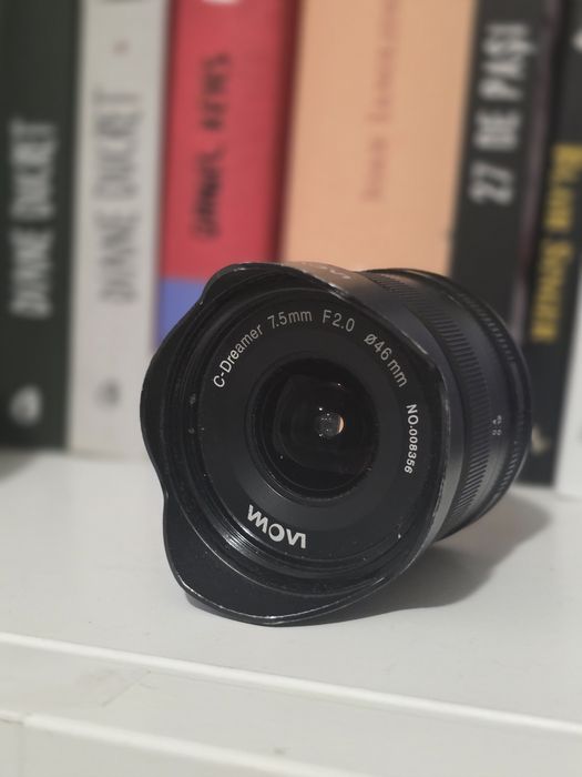 Obiectiv Laowa 7.5mm f/2.0 C-Dreamer MFT (Panasonic GH5, GH6, GH7, Olympus, BMPCC)