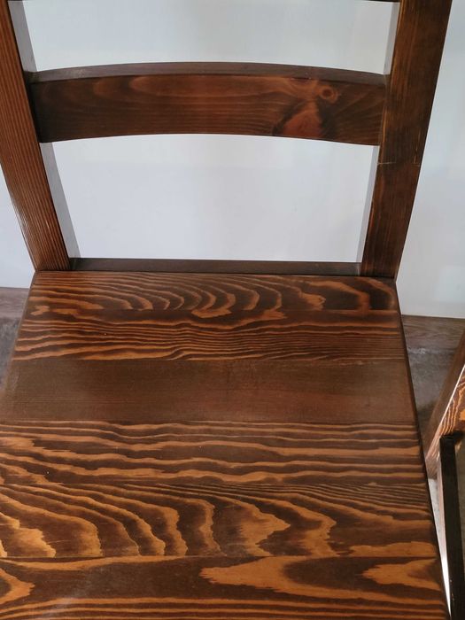 Комплект от 11 стола масив-чам