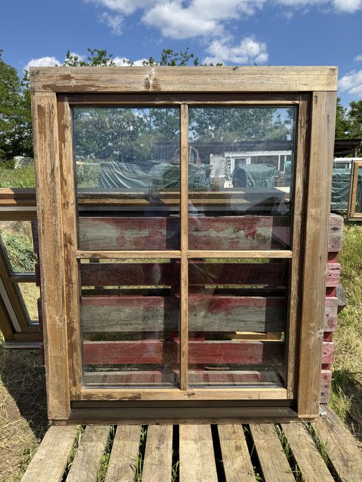 FEREASTRA LEMN Antichizat cabana rustic traditional geam termopan