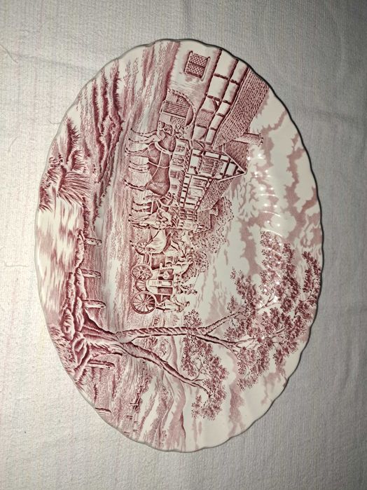 set de masa serviciu farfurii portelan englezesc Myott Royal Mail