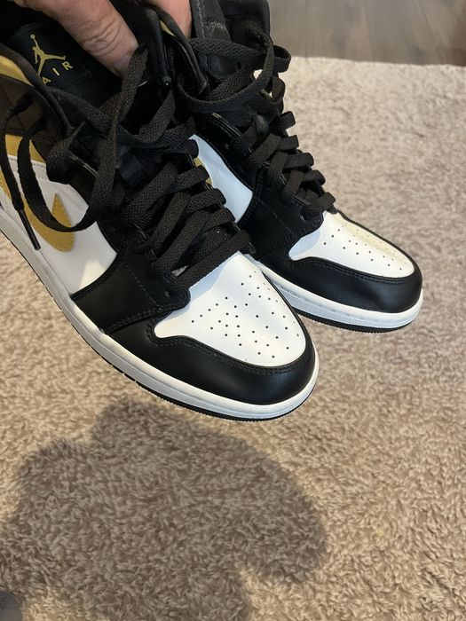 Nike Air Jordan 1 Mid White Pollen-оригинални мъжки маратонки