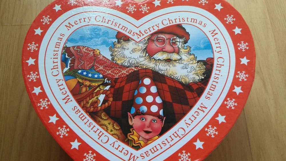 Set de două cești pentru servit cafeaua - imprimeu Moș Crăciun