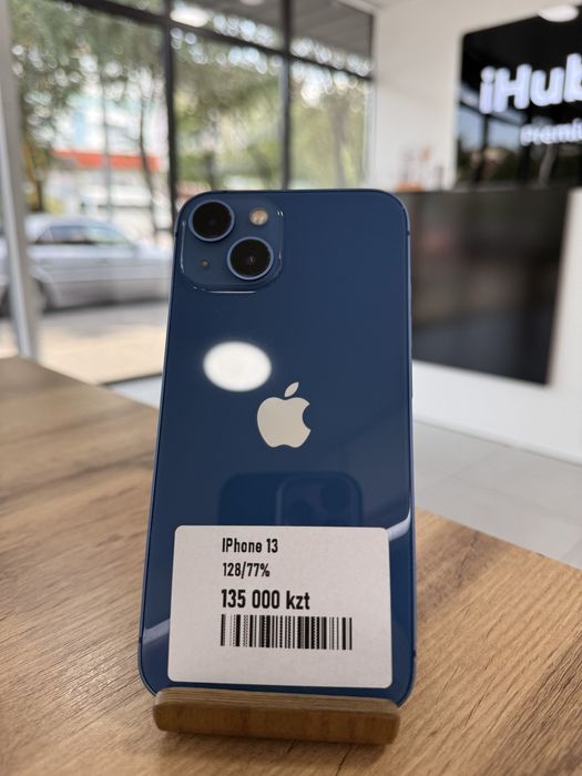 iPhone 13•128GB/77%Blue Айфон 13•128Гб/77%Көк