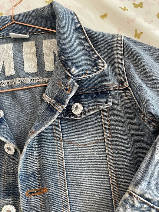 Комплект дънкови якета за майка и дъщеря - мама М и дъщеря 4-5