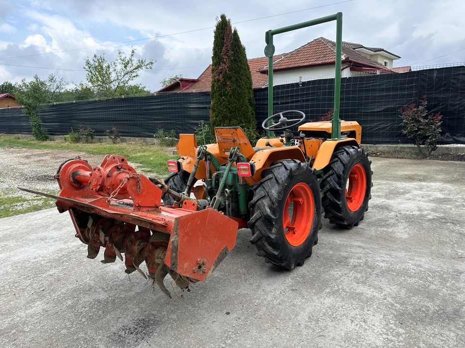 Motocultor tractoras 4x4 diesel Goldoni 2 pistoane cu freza