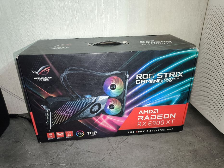 Asus ROG rx6900xt LC TOP OC +12% лучшая из 6000