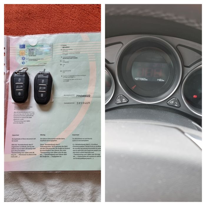 Citroen C4 Buton Start Stop 79.000 km!