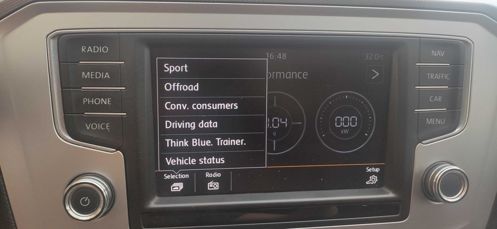 Оригинална Медия VW Passat,Golf,Touaran + тел Sony за видео в движение