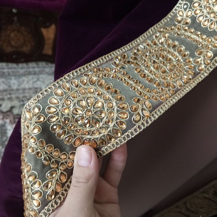 Abaya + koylak, qimmat toshli