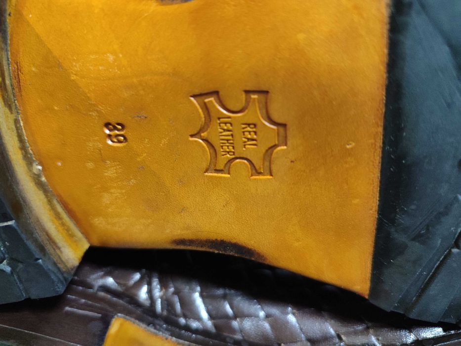 Ботуши от естествена кожа