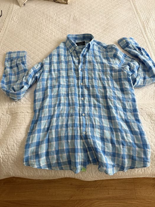 Продавам почти нова ленена риза Massimo Dutti размер L.