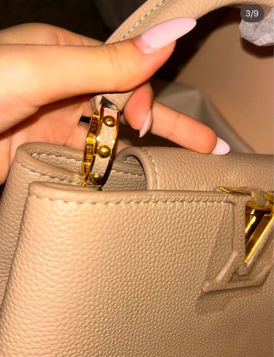 Geanta Louis Vuitton Vapucines piele naturala pe stoc