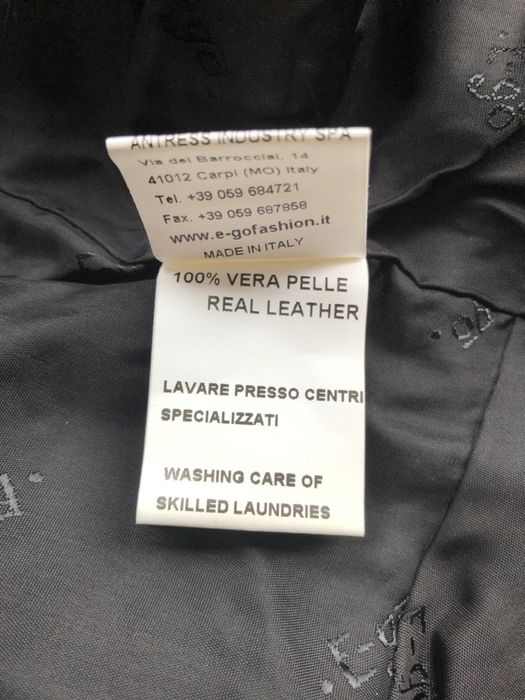 Geaca piele EGO Italia