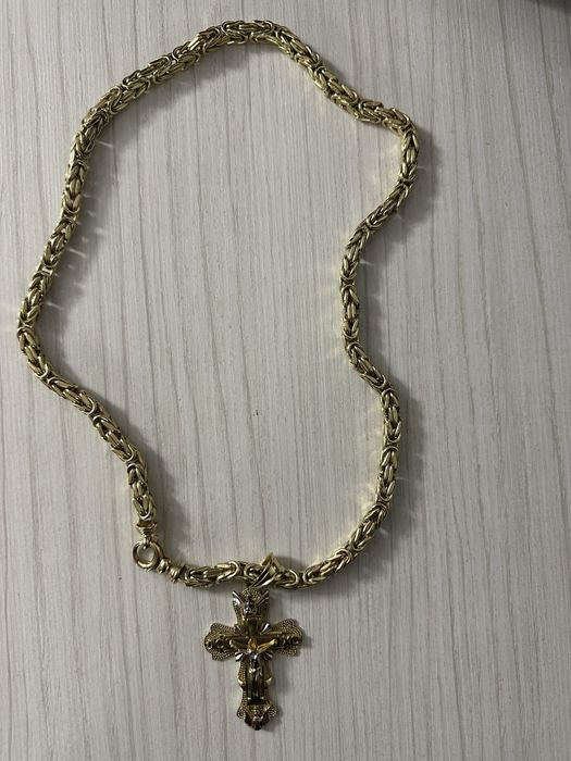 Lant de aur 14 k 65 cm 112 g NOU