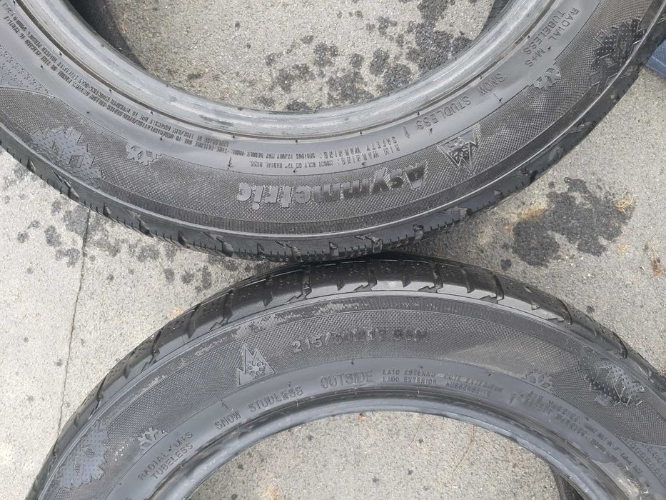 Vand 2 buc.   anvelope iarna      215/60/17 KUMHO