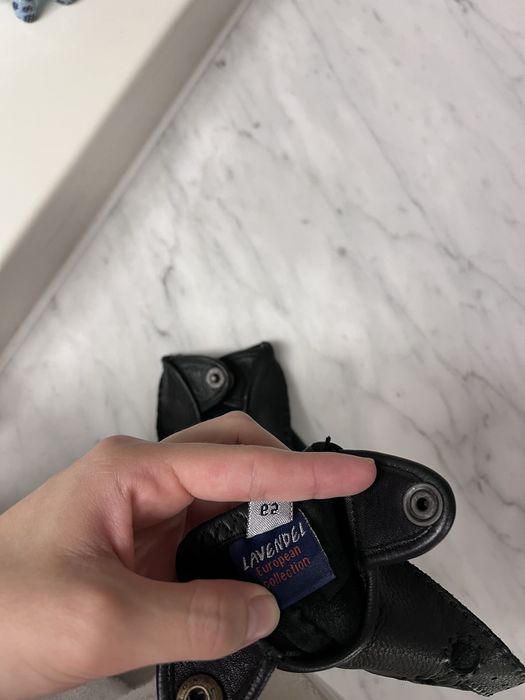 Перчатки кожа