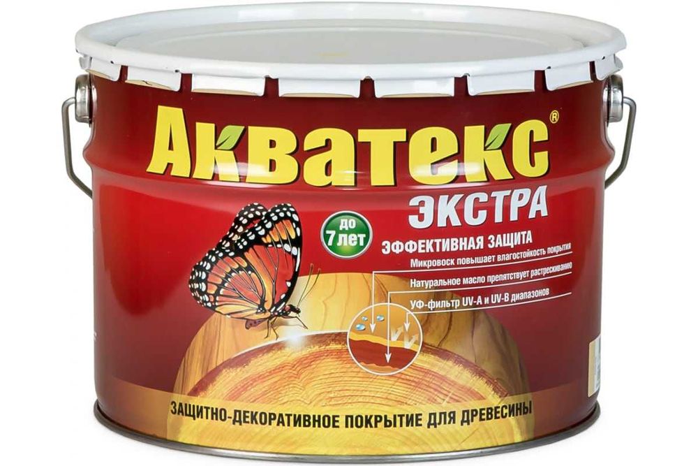 Акватекс-экстра - (защитно-декоративный состав для дерева