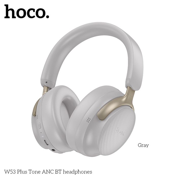 Беспроводные Наушники HOCO W53 Plus ANC carbon ( 90 часов )