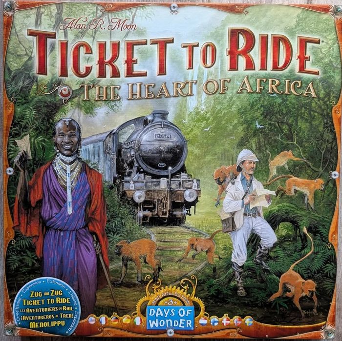 Разширение за настолна игра Ticket to ride The heart of Africa