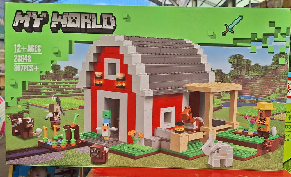 ГОЛЯМ с много части. Мinecraft  My world Конструктор Майнкрафт