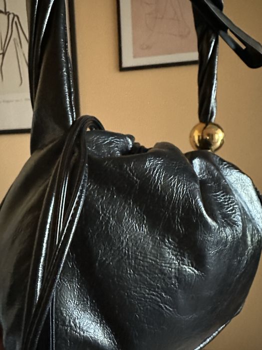 Черна чанта Зара, Zara - кожена чанта